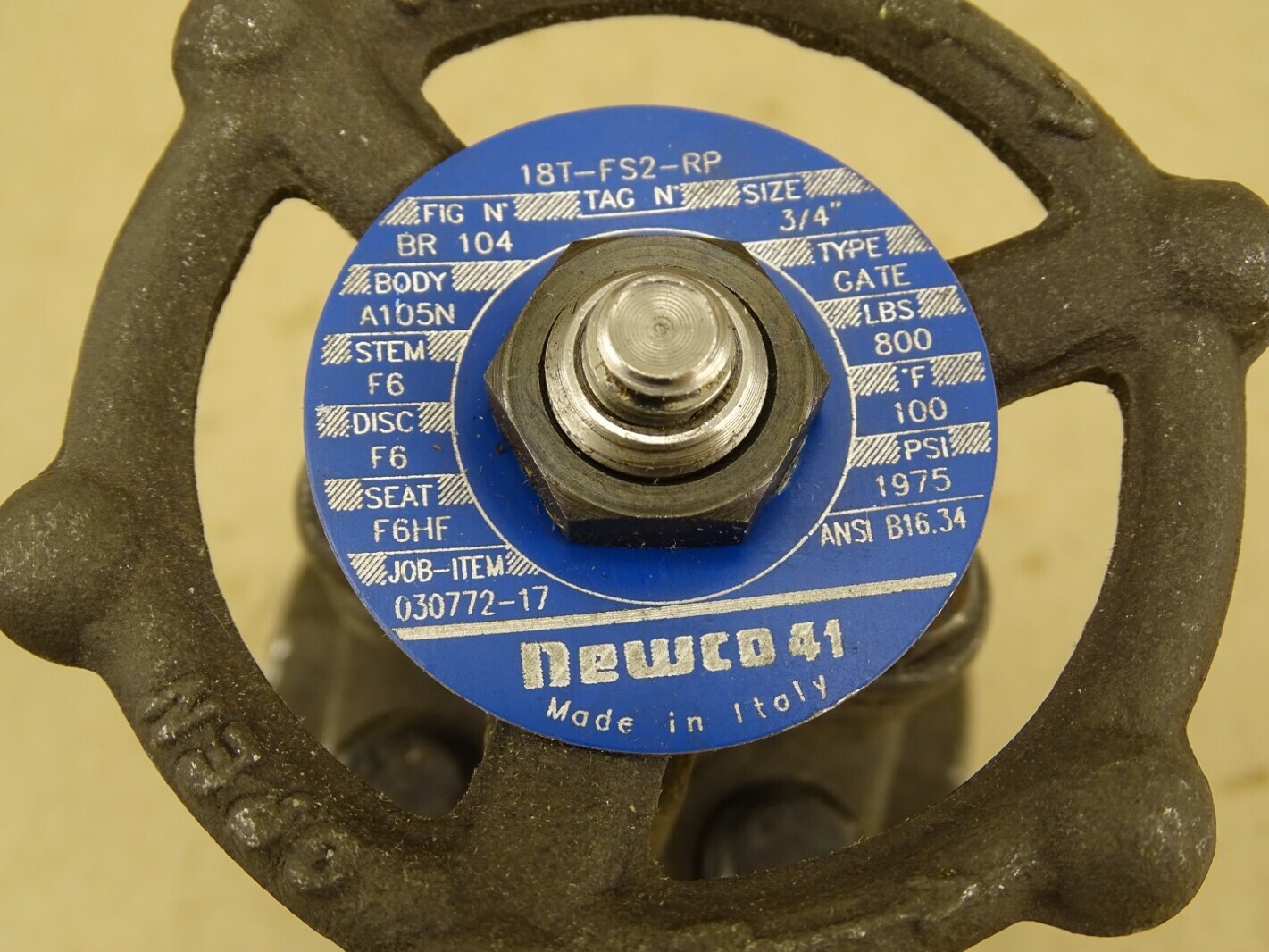 Newco 41 Series 1 Inch Gate Valve 18t-fs2-rp for sale online | eBay UK