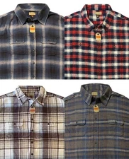 New SONOMA Men's Big & Tall Soft Vintage-Inspired Plaid 2-Pocket Flannel Shirt