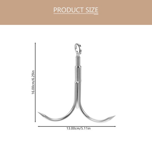 Outdoor en ligne Climbing Claw Hook Metal Climbing Claw Hook Survival Multipurpose Claw