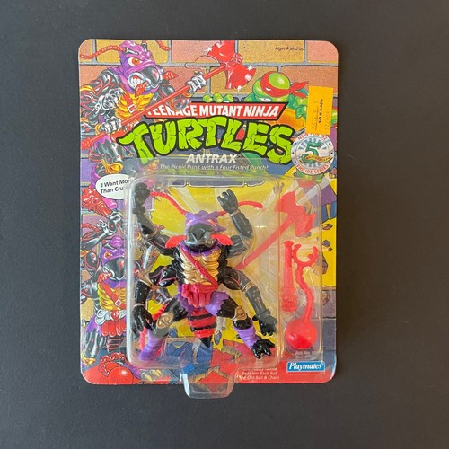 1991 TEENAGE MUTANT NINJA TURTLES ANTRAX MOC UNPUN...