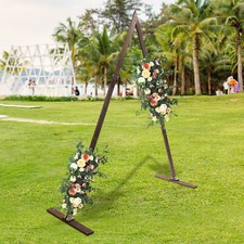 Natural Wooden Wedding Rack Backdrop Diy Flowers Frame Stand Background Decor