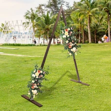 Natural Wooden Wedding Rack Backdrop Diy Flowers Frame Stand Background Decor