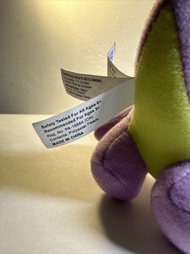 Spike My Little Pony Cutie Mark Crew The Purple Dragon 8" Plush w tags - Picture 10 of 11