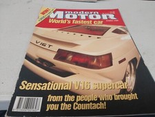 Mar 1989 Modern Motor Magazine JAGUAR XJS , Fairlane, Torana GTR XU1