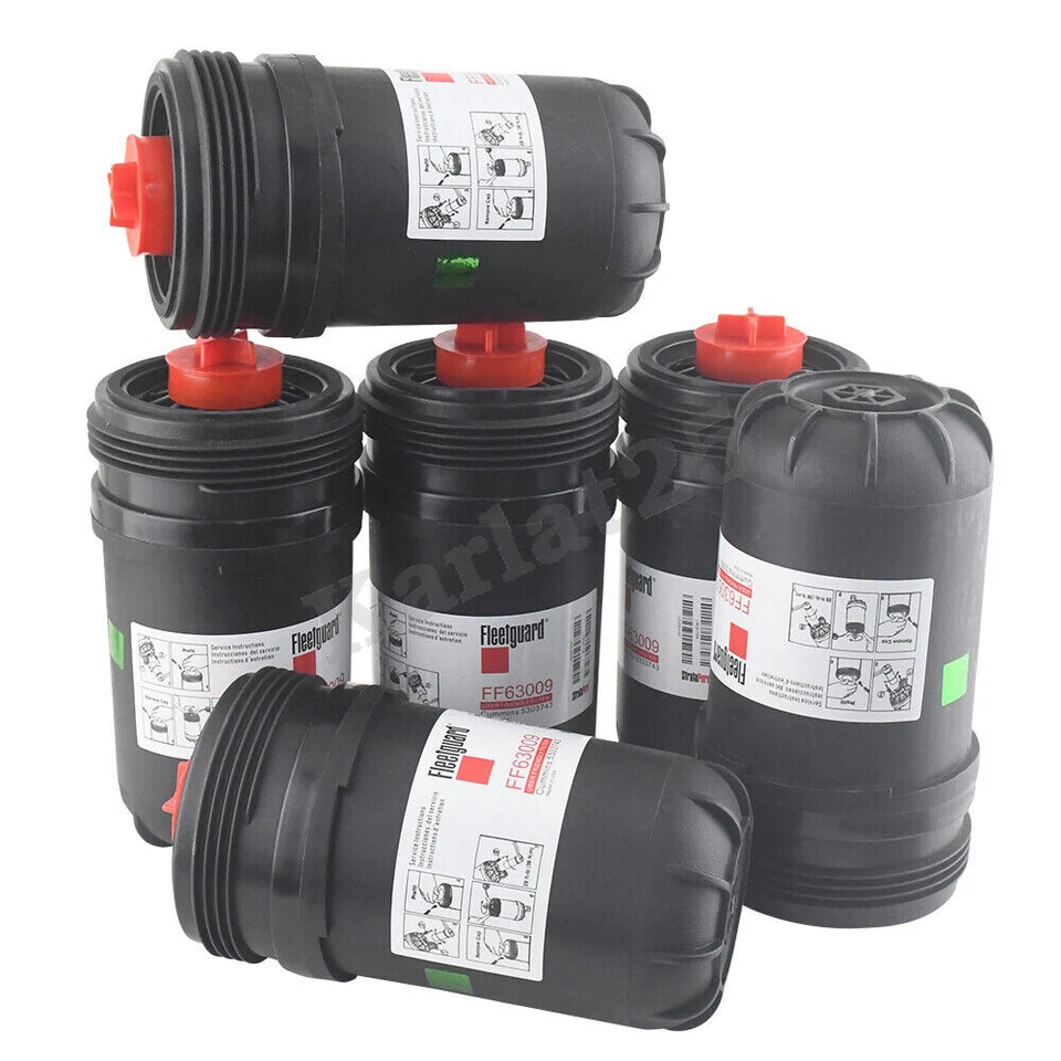 6X Filtro de combustible Fleetguard FF63009 Reemplaza la parte del motor Cummins 5303743 FF63054NN Foto 2 de 4