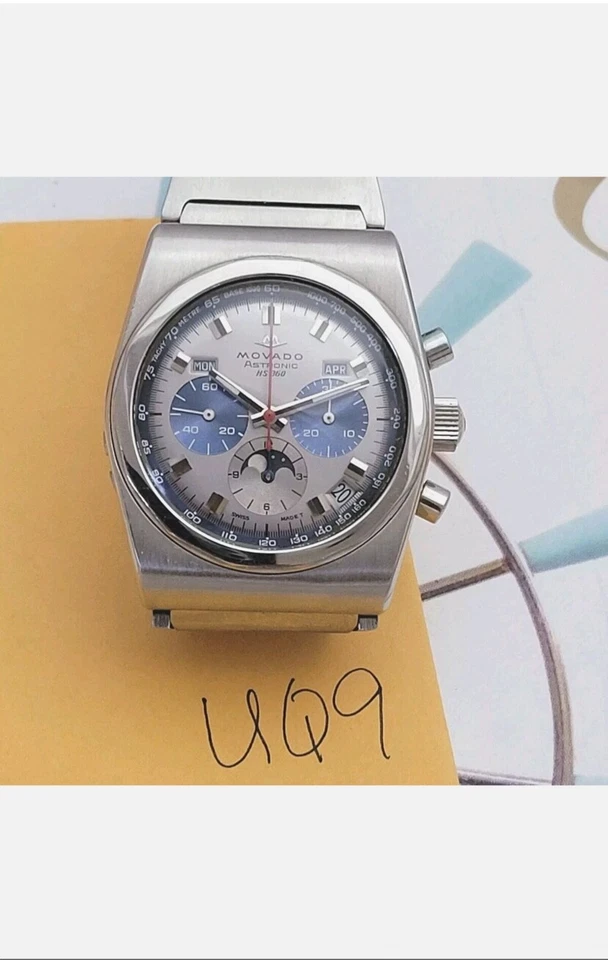 CRONÓGRAFO ZENITH MOVADO Astronic HS360 EL PRIMERO 3DATE 3 REGISTRO FASE LUNAR Foto 2 de 4