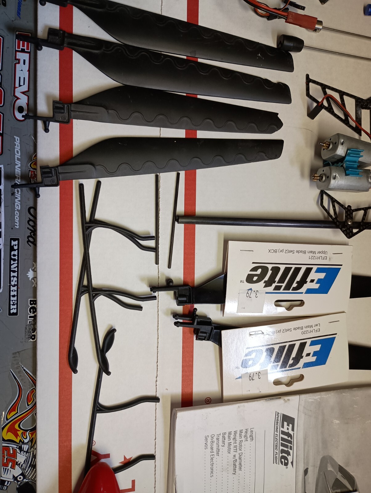 EFlite Blade CX2 RC Helicopter Miscellaneous Parts Body Manual CD