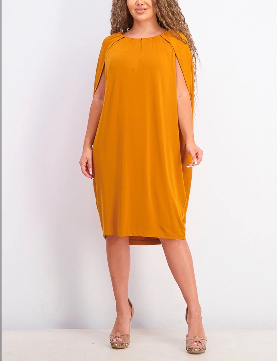 Cape shift cheap dress