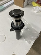 Push and Seal Pop Up Drain with Overflow for Bathroom Sink - Lot of 20 - Chrome