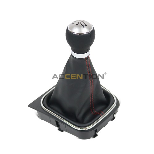 5/6 Speed Gear Shift Knob With Boot For VW Scirocco 2009-2014 EOS 2006-2011 - Picture 15 of 16