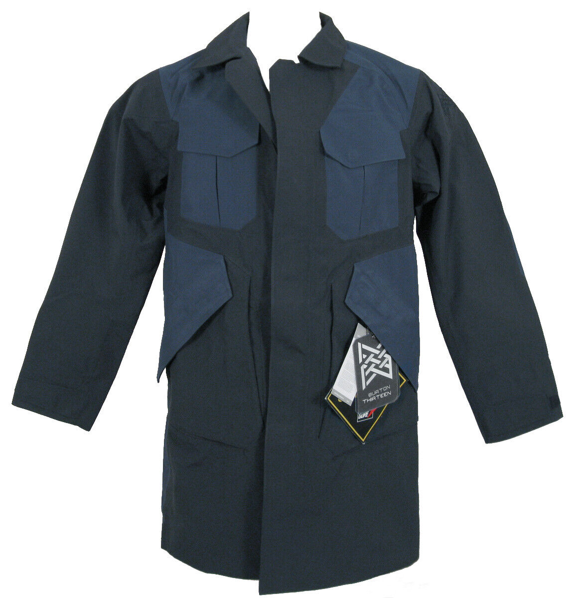 NEW Burton x Thirteen Junkers Coat! M Gore Tex Shell Trench Style Blue JAPAN