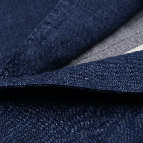 RODA Modern-Fit Denim Blue Chambray Linen Sport Coat 36R (Eu 46) NWT - Picture 3 of 9