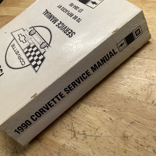 1990 Chevrolet Corvette Preliminary Shop Service Repair Manual ST-364-90PSID - Bild 10 von 11