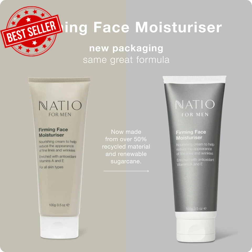 Australia Firming Face Moisturiser for Men 100G - Men'S Face Lotion to Help Slow - image 4 of 4