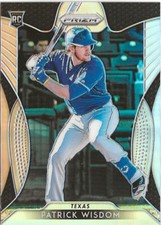 2019 Panini Prizm Patrick Wisdom #72 Silver Prizm SP RC