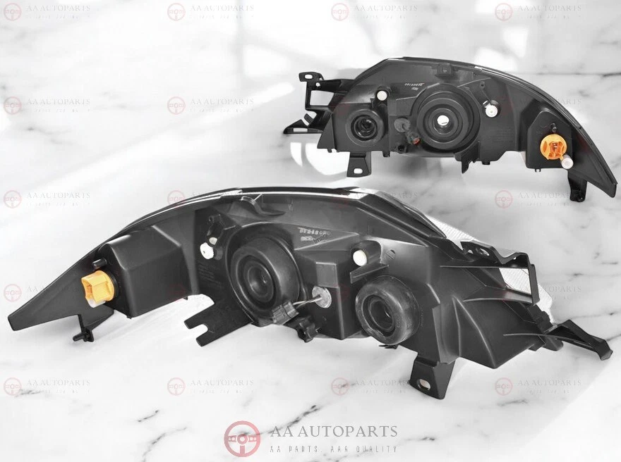 Chrome Headlights Pair Ford Falcon AU / Fairmont 1998-2002 - image 2 of 2