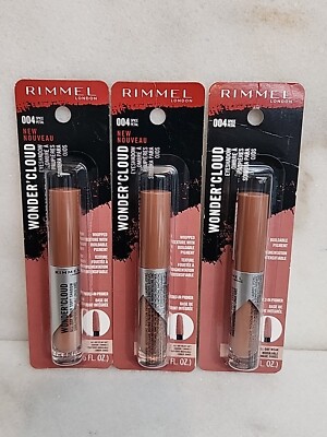Set Of 3- Rimmel Wonder'Cloud Eyeshadow #004 Spice Petal 0.06 oz