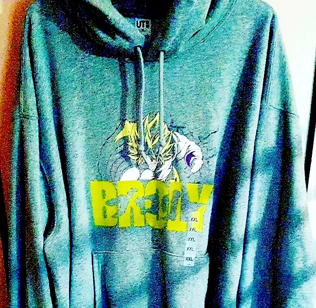 Grey Jumper | Dragonball UT x Kosuke Kawamura | Hoodie |XXL| Broly |Dragonball Z image 10