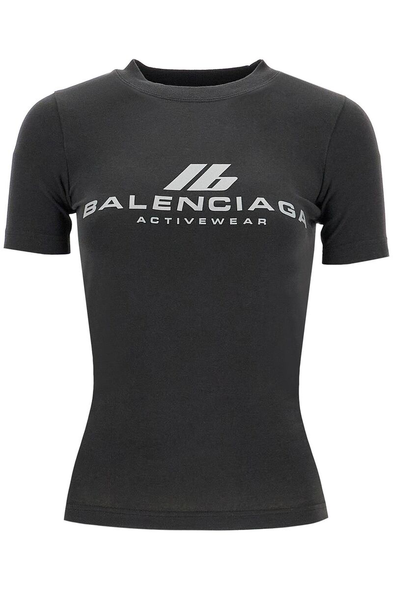 T-shirt with reflective logo BALENCIAGA Woman Tg. L T-shirt with reflective logo BALENCIAGA Woman Tg. L