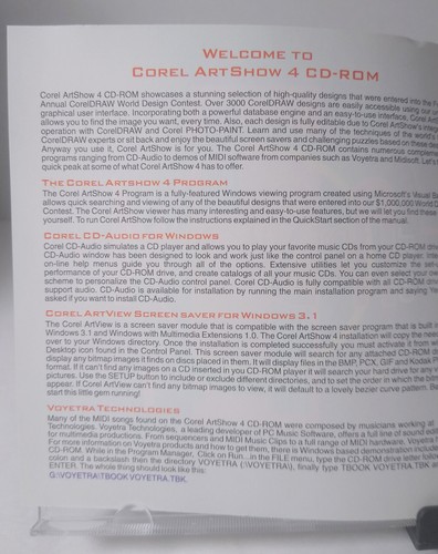 Corel Art Show 4 PC CD-ROM Photo Editing Software Art - Picture 6 of 9