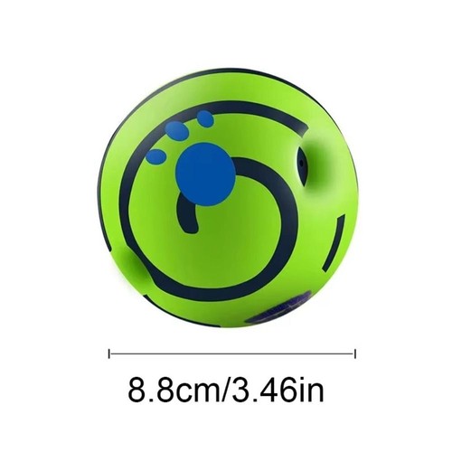 Divertente Wobble Wag Giggle Ball Giocattolo Interattivo Non Tossico 2024 Gioco da Masticare - Foto 2 di 15