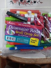 Learning Resources Cuisenaire Rods Small Group Set Wood Math Rods