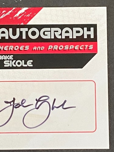 Jake Skole 2011 ITG Heroes & Prospects Silver AUTO - Picture 3 of 10
