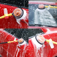 Car Wash Brush Extendable Pole Car Revolving Care Washing Brush Sponge Cleaning