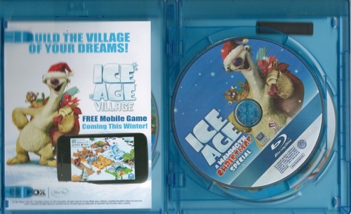 Ice Age Blu-Ray/DVD Combo + Digital Copy A Mammoth Christmas Special 3 DISC SET! - Picture 3 of 3