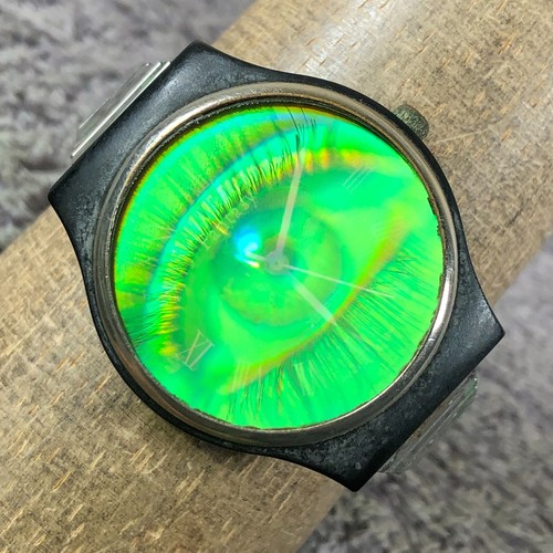 Vintage Fantasy Women Holographic Eye 33mm Watch 5 3/4"