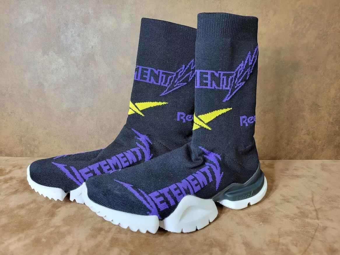 Vetements x Reebok Metal Sock Runner/Sneakers Size 6 Shoes