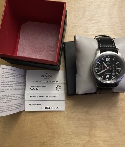 RELOJ NUEVO PULSERA CABALLERO KRONOS KLC 10 4794755, A ESTRENAR - Imagen 3 de 3