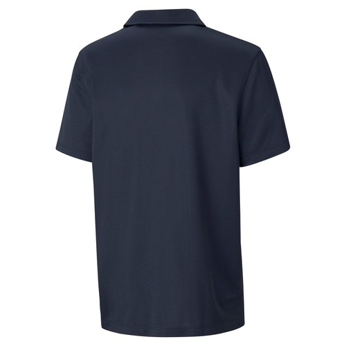 Puma Essential Polo Kids XS Blue Short Sleeve Collared Golf Shirt Active JDM887 - Picture 10 of 10