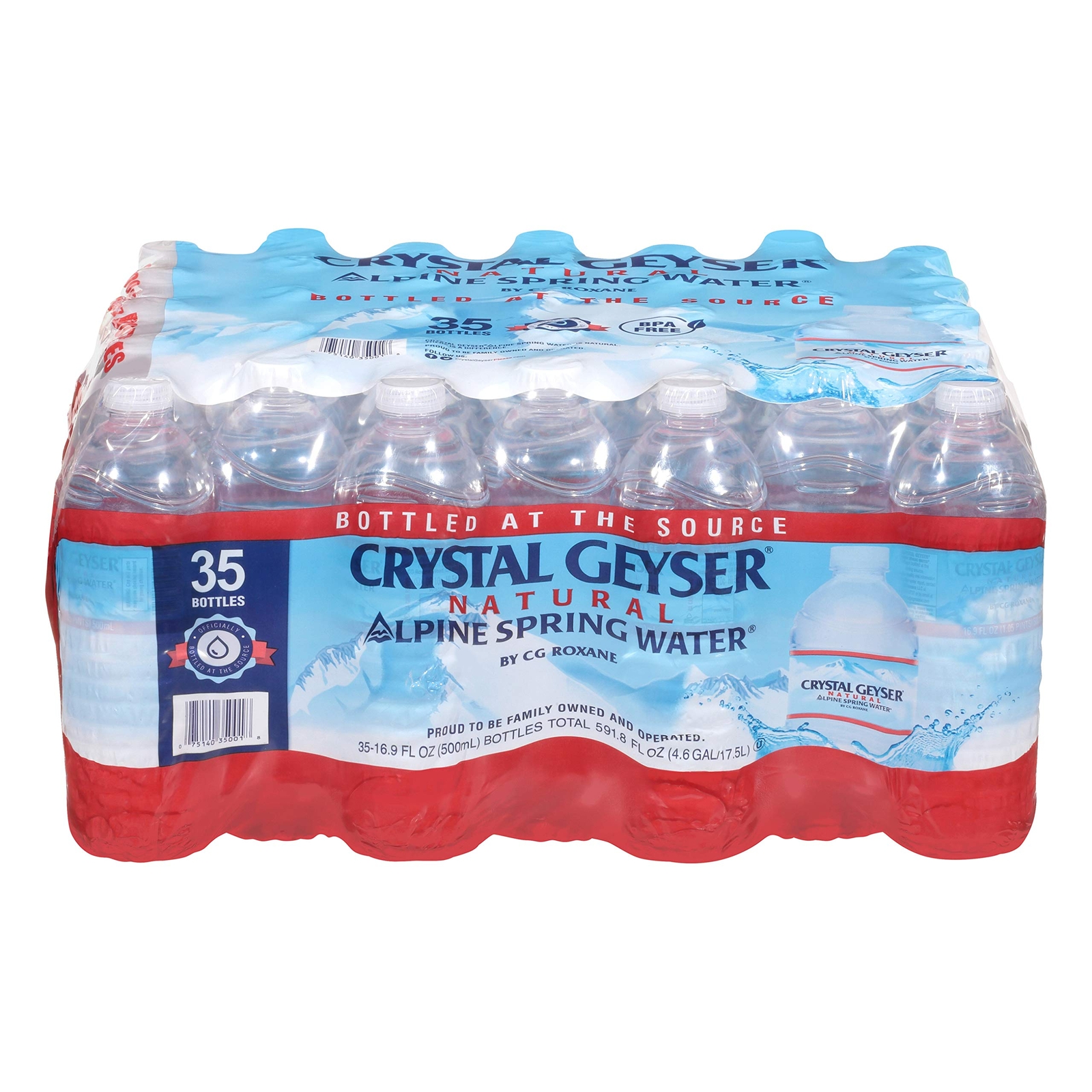 CrystalGeyserAlpineSpringWater16.9FlOzPackof35Bottles