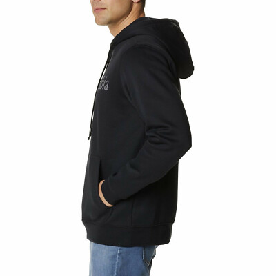 Columbia Men's Trek Hoodie - Black With Sleeve Logo, Soft Cotton Blend, 5X Tall Size - View #5