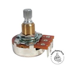 Bourns 250k Low-Friction Potentiometer, Audio Taper, Split Shaft