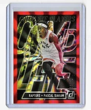 2019-20 Panini Donruss PASCAL SIAKAM Complete Players Red Laser SP #/99. Pacers