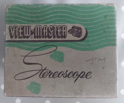 Sawyers VIEW-MASTER Viewer Model C schwarz Bakelit und Lichtaufsatz VINTAGE