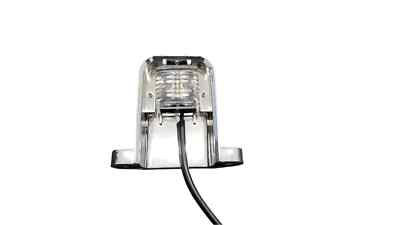 TecNiq LED License Plate Lamp Step Light CHROME Camper Trailer Map USA