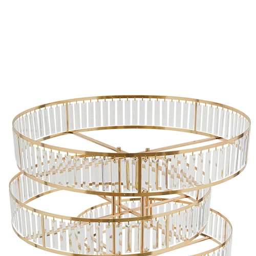 婚礼金色水晶花架圆形灯座支架水晶花架新品 - 第 11 张/共 20 张