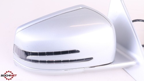 10-13 Mercedes W221 S400 S550 Right Side Rear View Door Mirror w/Blind Spot OEM - Picture 4 of 9