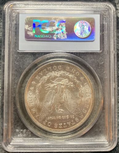 1904-O Morgan Silver Dollar $1 - PCGS MS64 (Rainbow Red Toning) PQ - Picture 2 of 2
