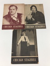 Chicago Stagebill Lot Of 3 1940&rsquo;s Harriet Hamlet The Corn Is Green