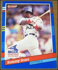 1991 Donruss Sammy Sosa Baseball Card #147 Chicago White Sox 2nd Year NRMT