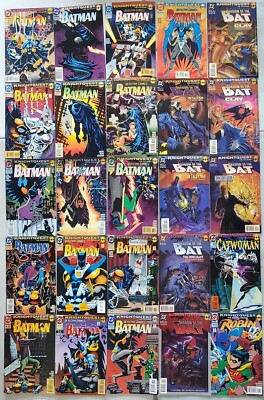 BATMAN KNIGHTFALL KNIGHTQUEST CRUSADE KNIGHTSEND SEARCH MEGA SET OF 71 COMIC