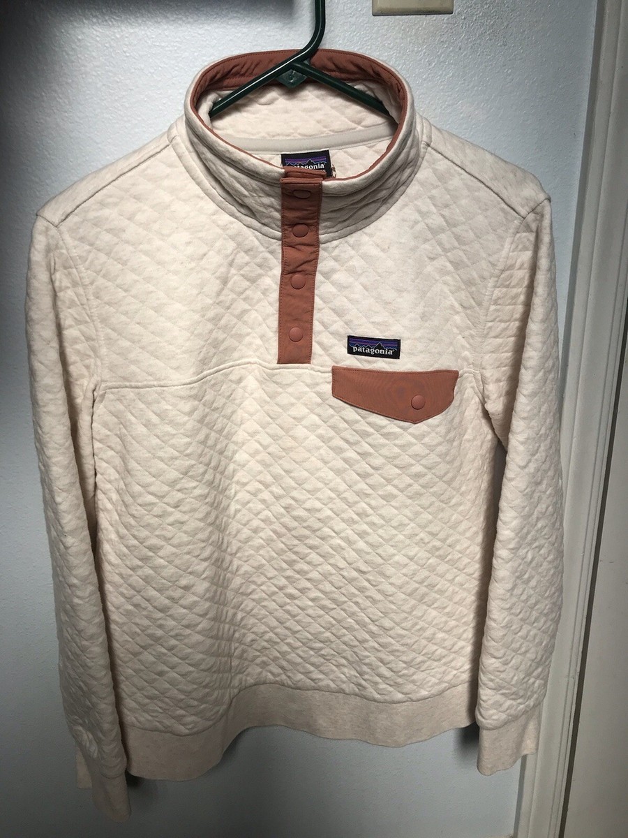 Patagonia Women's Organic Cotton Quilt Snap-T Pullover Small Patagonia Women's Organic Cotton Quilt Snap-T Pullover Small