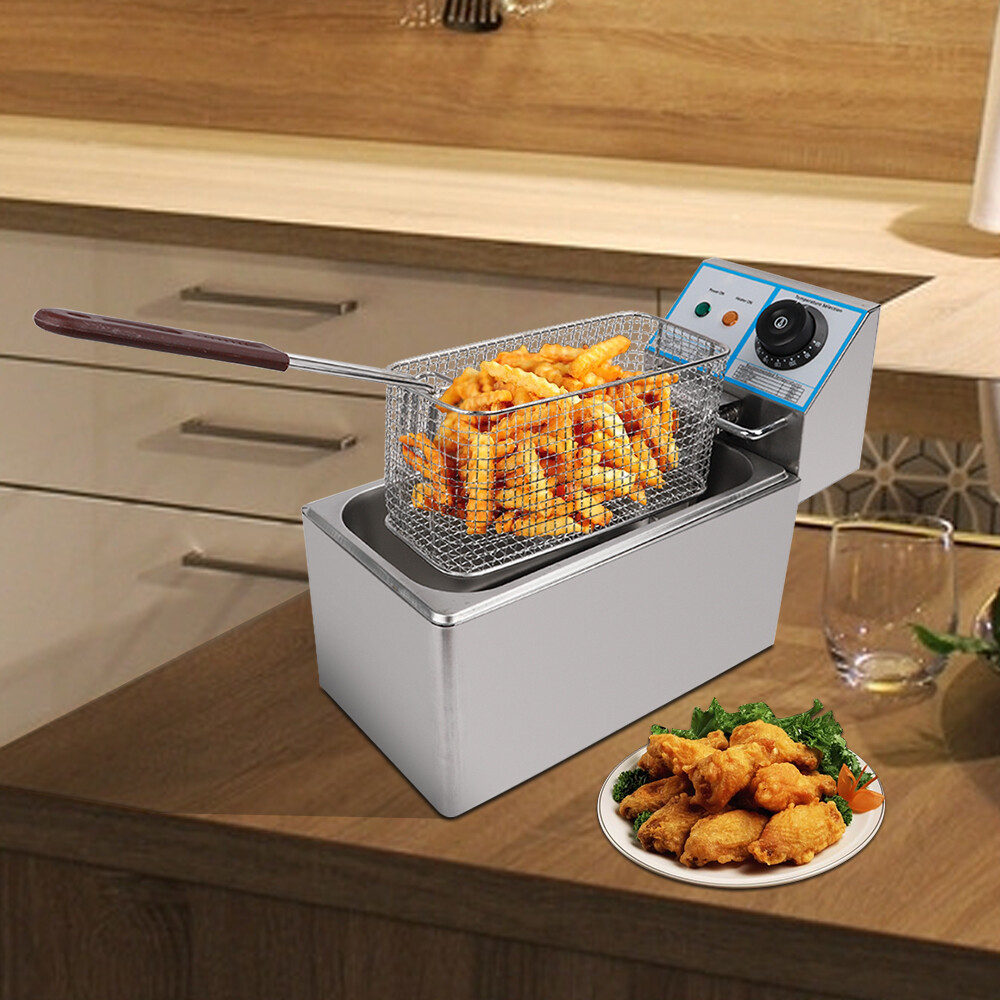 Commercial Electric Deep Fryer Fat Chip Single Dual Tank Large