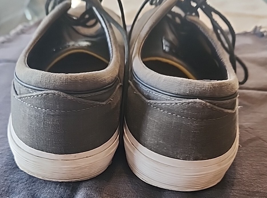 Polo Ralph Lauren Faxon sneaker bassa in tela ~ grigio giallo pony ~ taglia 14D