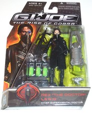 G.I.JOE 2009 RISE OF COBRA REX THE DOCTOR LEWIS MOC NEU & OVP GI JOE BLACK