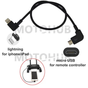 Cable for DJI Phantom 3 4 Inspire 1 2 Remote Controller RC IOS iPhone/iPad USB